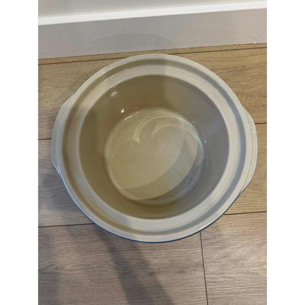 OEM Crock Pot BLUE Rival Stoneware Replacement 5 Quart Insert Model 3355 GENUINE